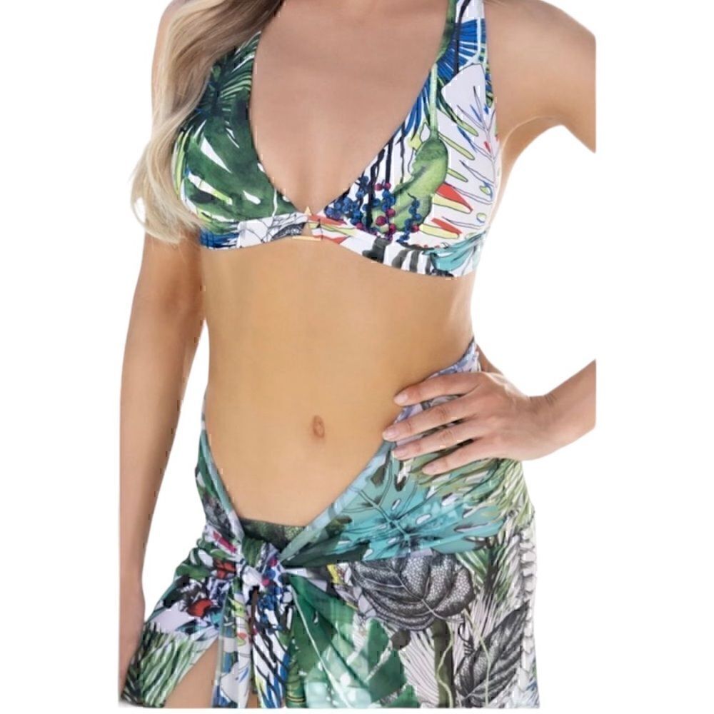 NWT Swiminista x Christian Lacroix ‘Exo Chic’ Print Trusty Short Sarong OS